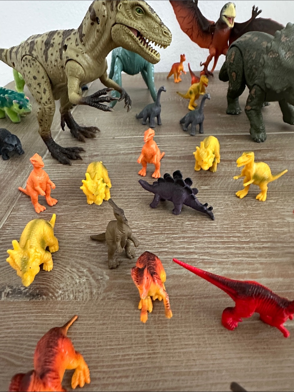 Assorted Kids Dinosaur Toy Figures - Multicolor Set